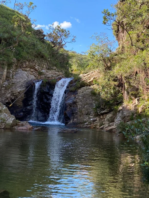 Cachoeira do Oratório, na propriedade
